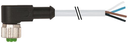 Murrelektronik Limited Female 4 way M12 to Free Cable End Sensor Actuator Cable, 20 m