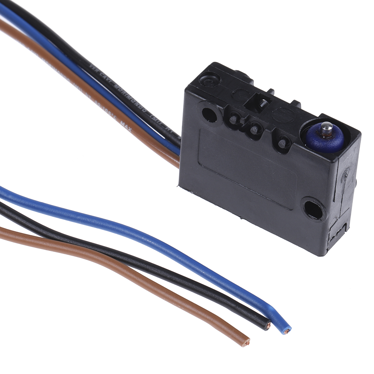 Crouzet Plunger Micro Switch, Pre-wired Terminal, 8 A @ 250 V ac, SPDT, IP67