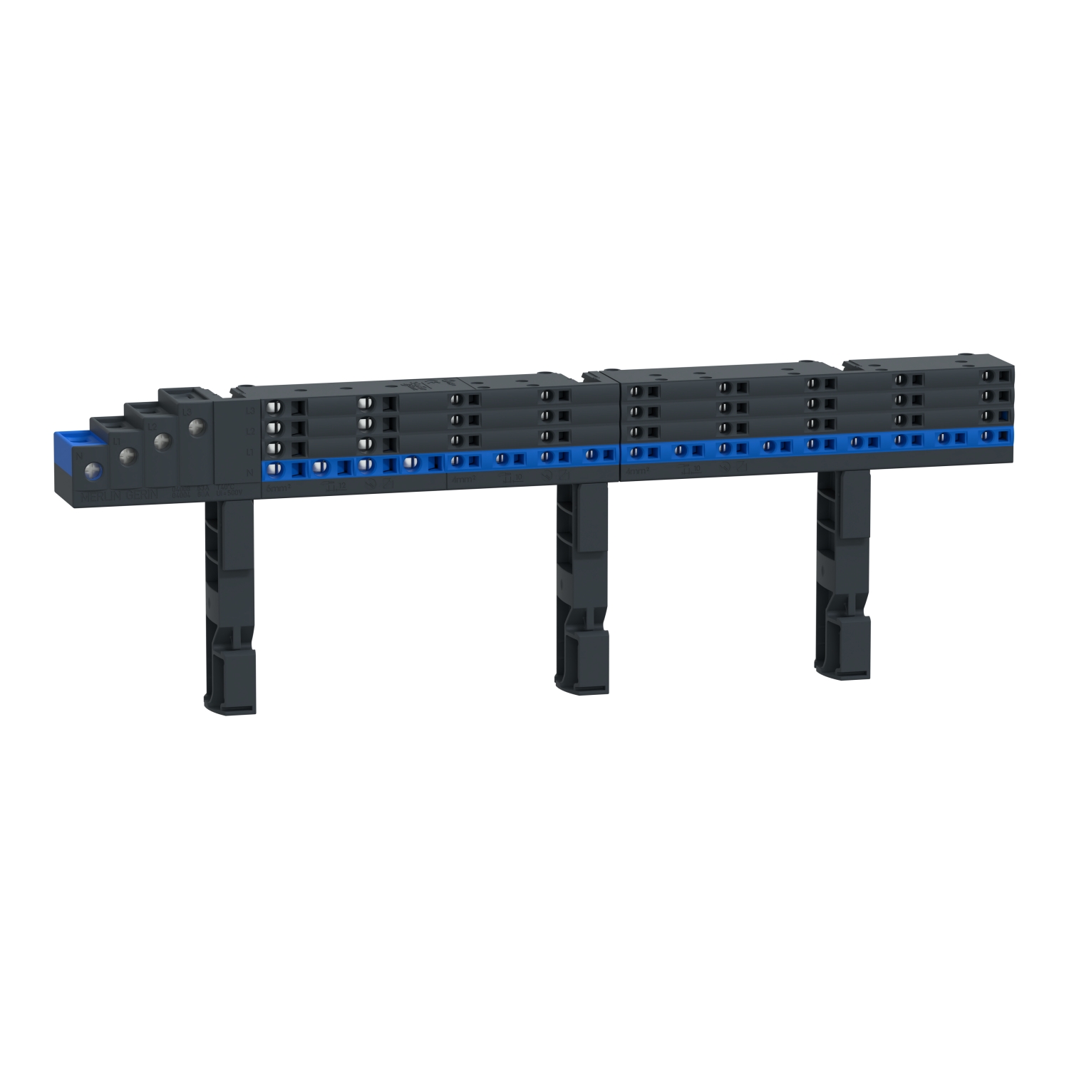 Schneider Electric Distribution Block, 80A, 440 V ac, Anthracite