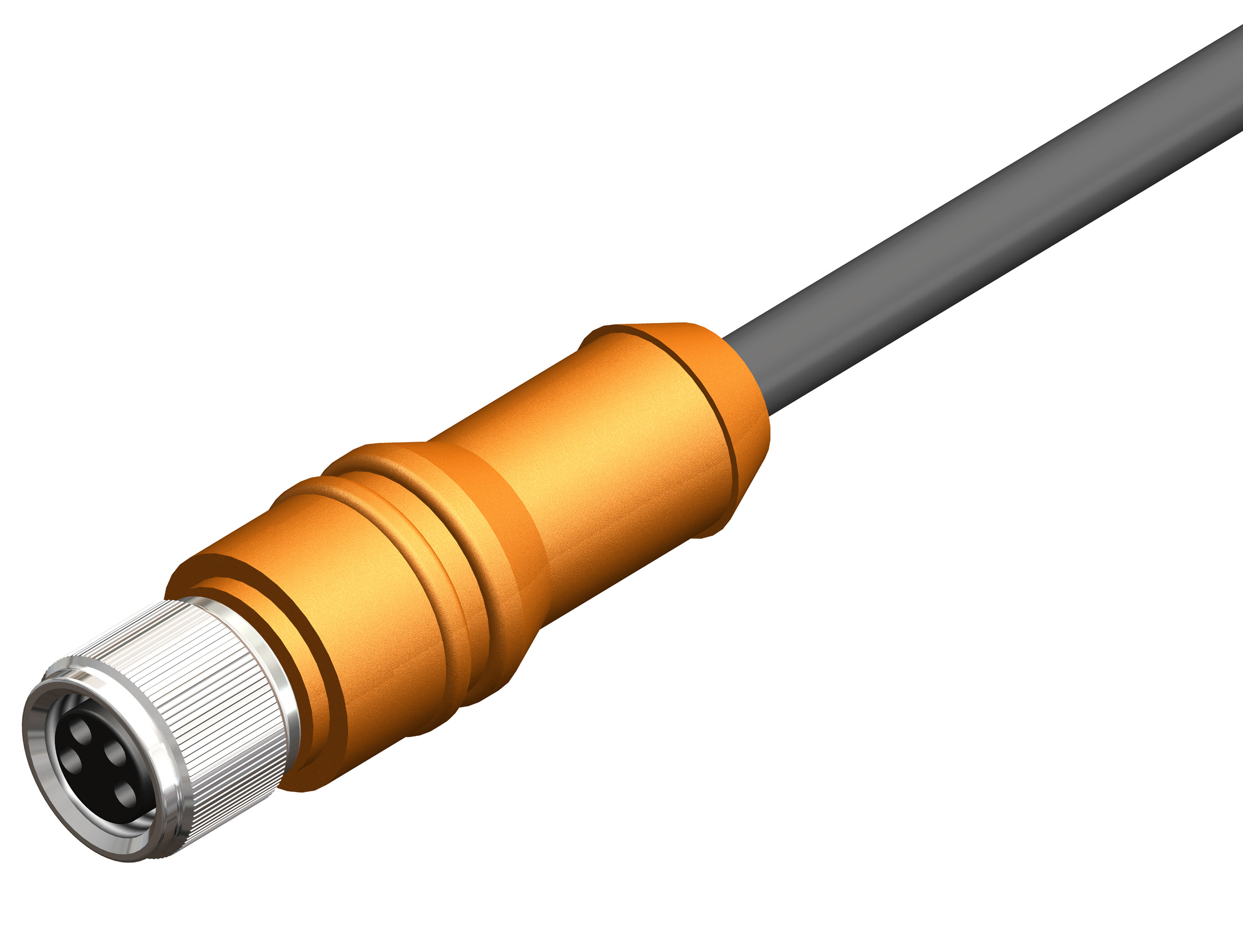 RS PRO Female 4 way M8 to Unterminated Free End Sensor Actuator Cable, 2 m