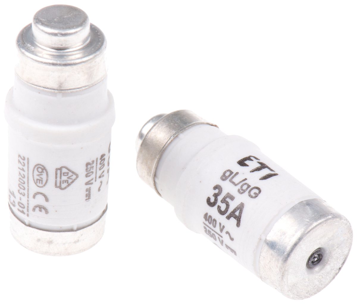 ETI 35A D02 Neozed Fuse, E18 Thread Size, gG, 400V ac