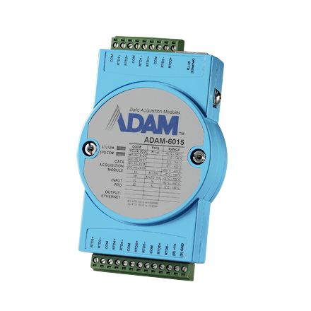 ADAM-6015 Series I/O module, Analog, Digital, 10 → 30 V dc