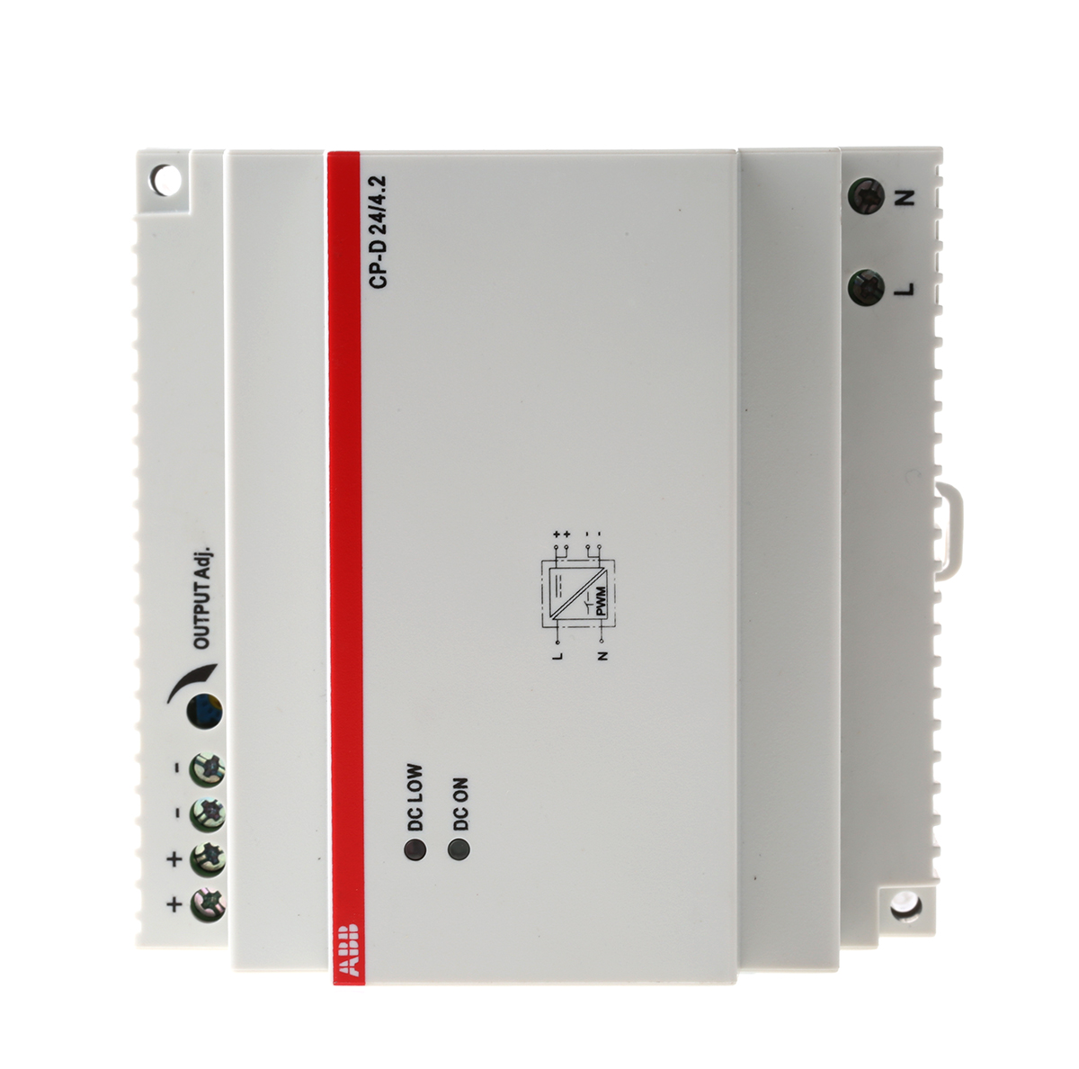 ABB CP-D Switched Mode DIN Rail Power Supply, 90 → 264 V ac / 120 → 370V dc ac, dc Input, 24V dc dc