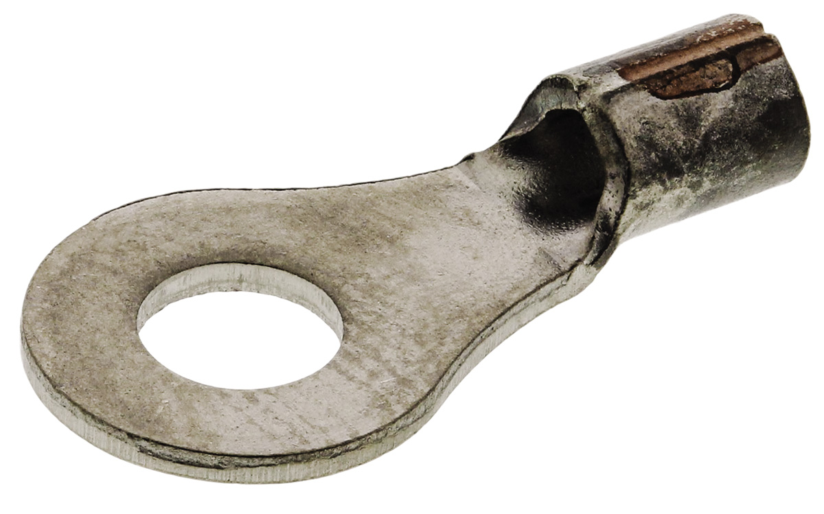 TE Connectivity, STRATO-THERM Uninsulated Ring Terminal, M3.5 Stud Size, 0.26mm² to 1.65mm² Wire Size