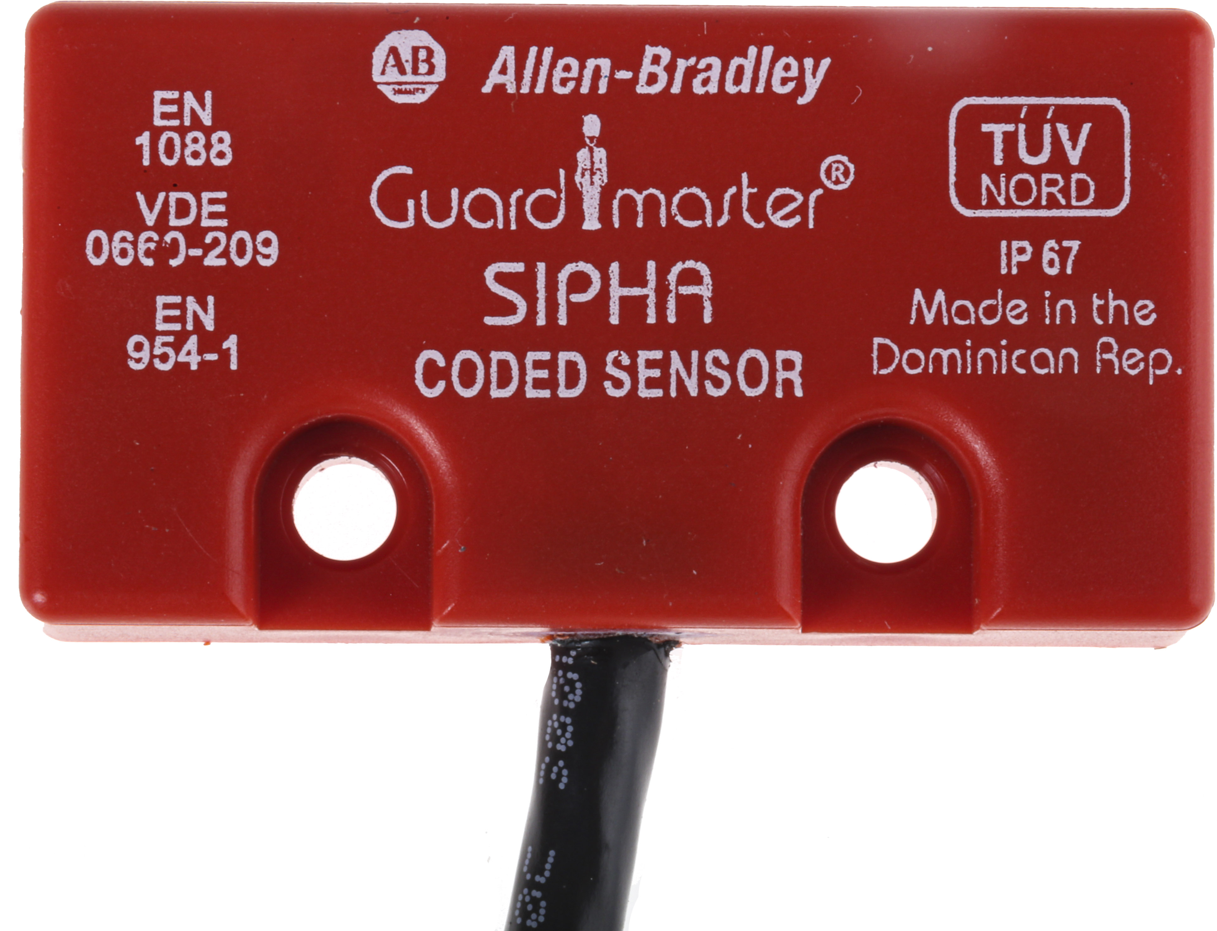 Allen Bradley Guardmaster 440N Series Magnetic Non-Contact Safety Switch, 250 V ac, 300V dc, Plastic Housing, NO/NC, 3m