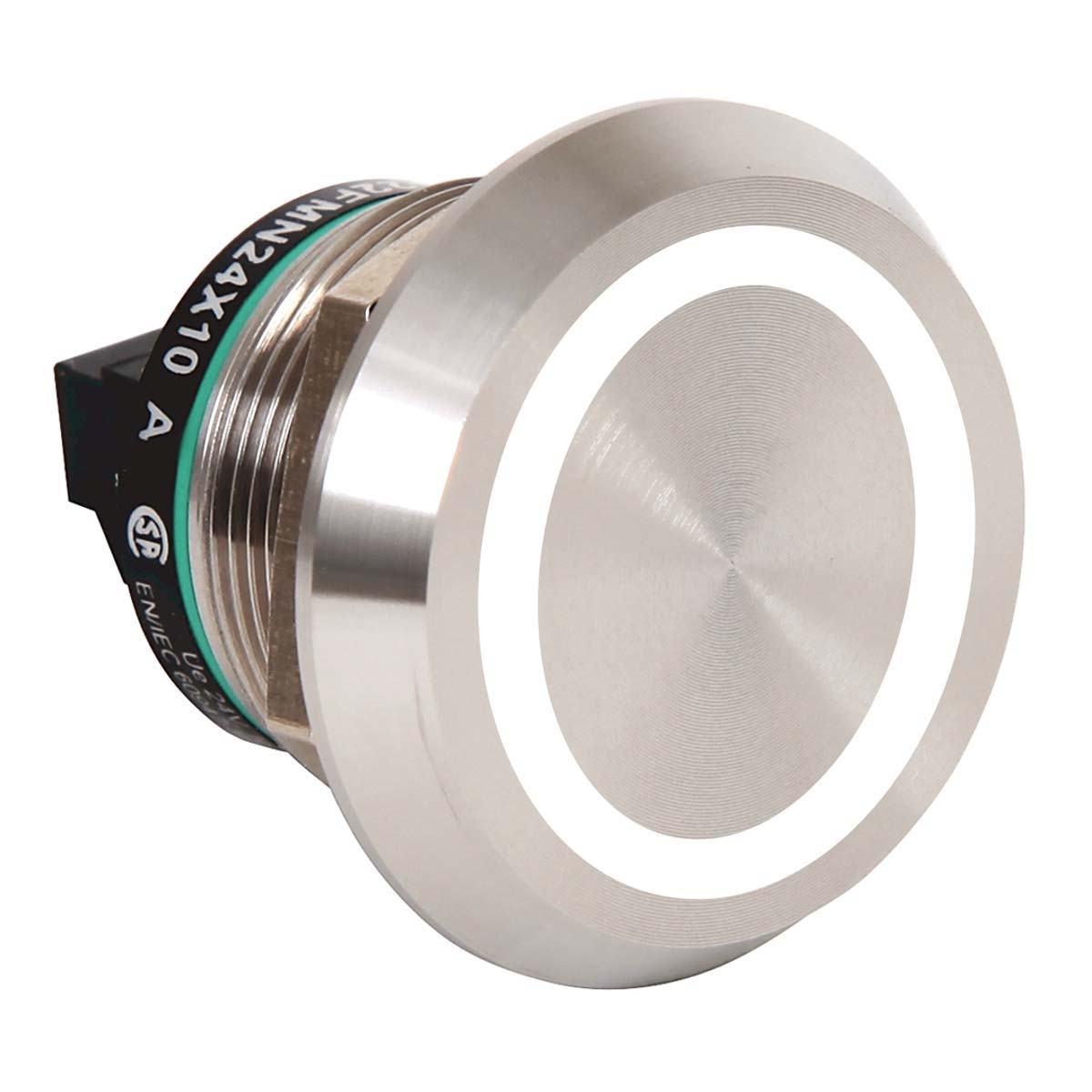 Allen Bradley 800K Series Illuminated Push Button, Panel Mount, 22mm Cutout, SPST, IP68, IP69K