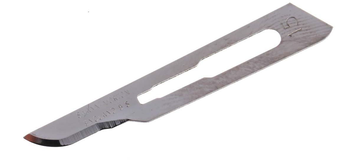 Swann-Morton Carbon Steel Scalpel Blade, 100 per Package