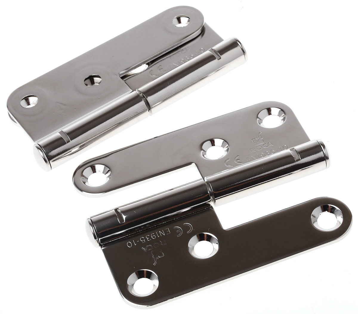 ROCA Stainless Steel Flag Hinge with a Lift-off Pin, Screw Fixing, 98mm x 82mm x 2.5mm