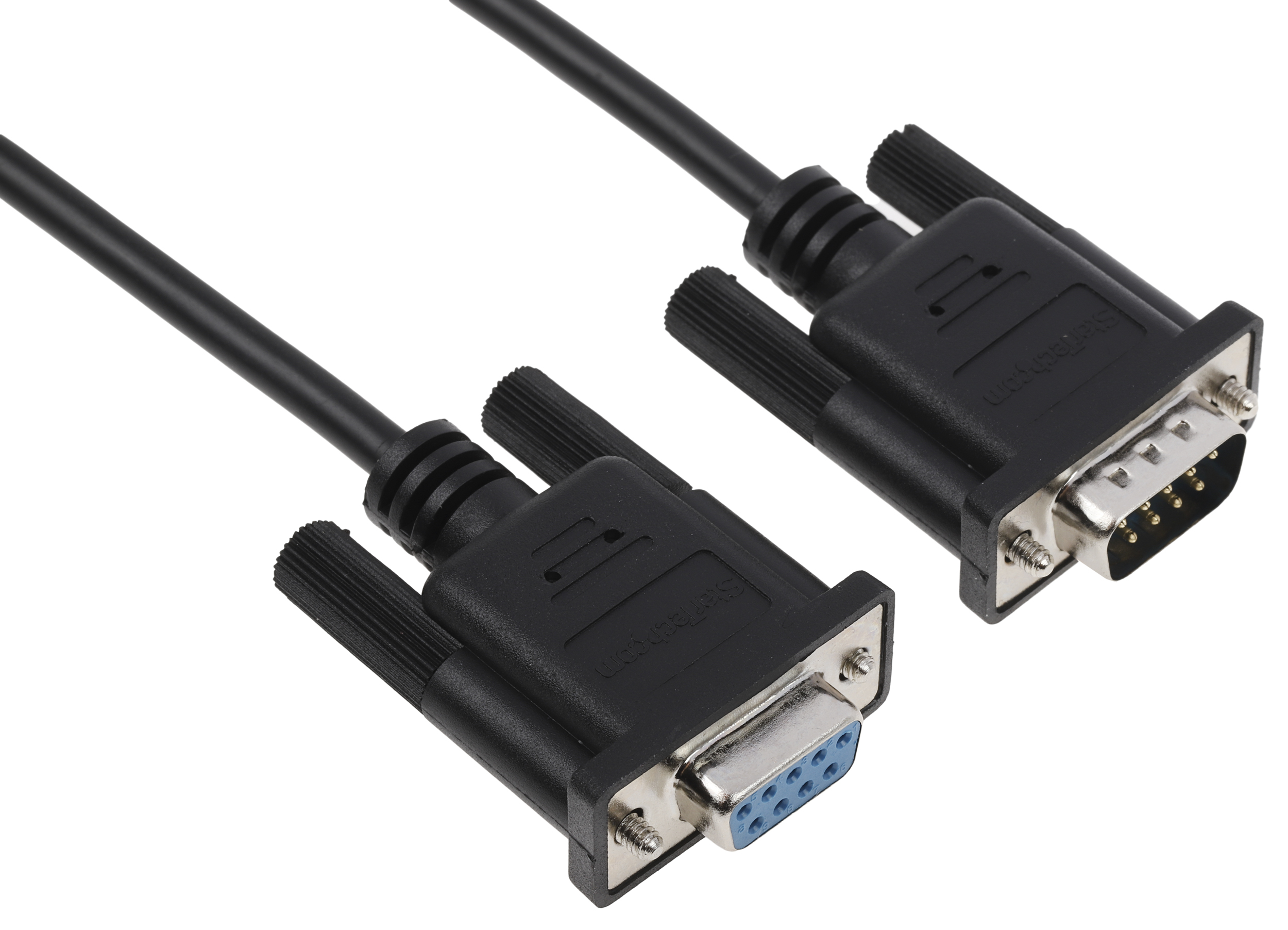 StarTech.com Male 9 Pin D-sub to Female 9 Pin D-sub Serial Cable, 2m PVC