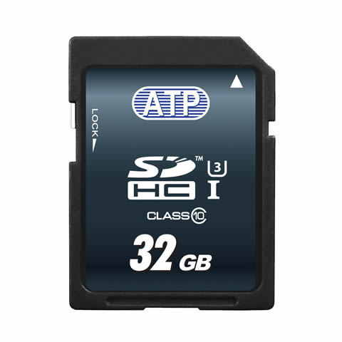 ATP 32 GB Industrial SDHC SD Card, Class 10, UHS-1 U1