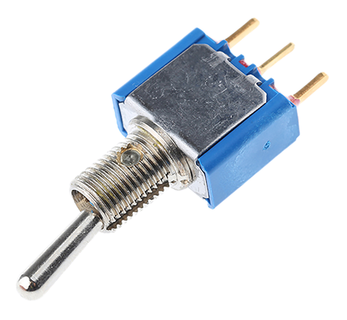 APEM Toggle Switch, PCB Mount, On-On, SPST, PC Terminal Terminal, 20V ac/dc