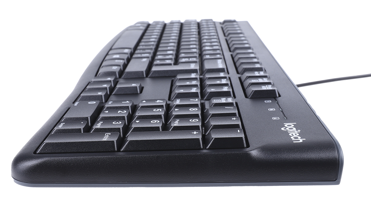 Logitech MK120 Wired Keyboard and Mouse Set, AZERTY (France), Black