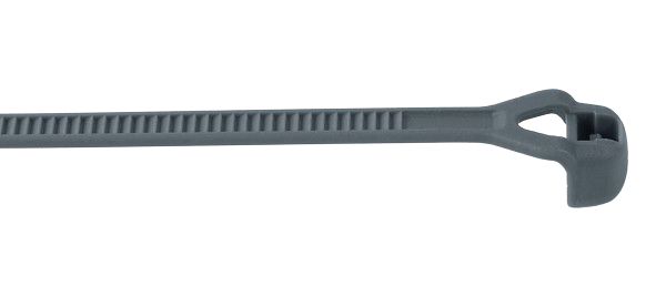 HellermannTyton Cable Tie, Releasable, 150mm x 3.3 mm, White Polyamide 6.6 (PA66), Pk-100