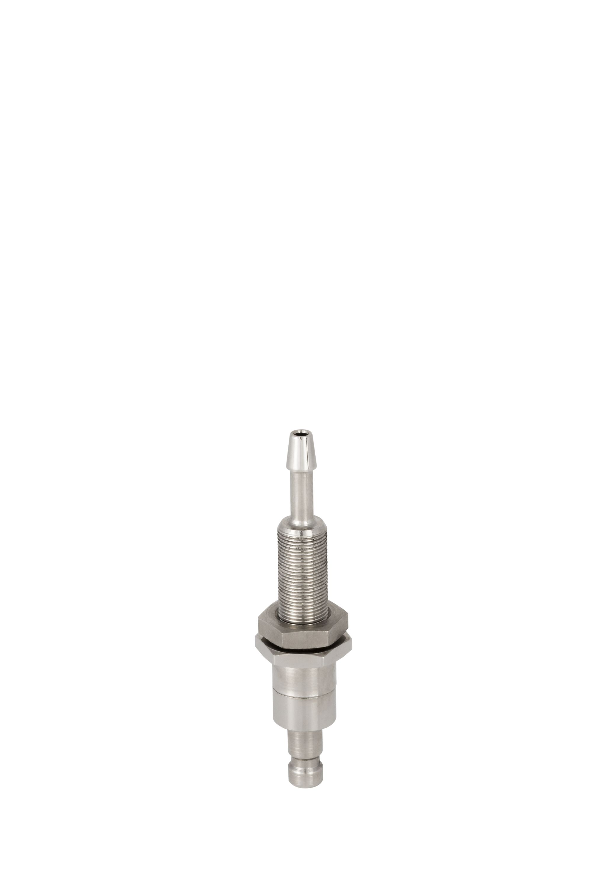 RS PRO Brass Male Pneumatic Quick Connect Coupling, M10 x 1 6mm Hose Barb
