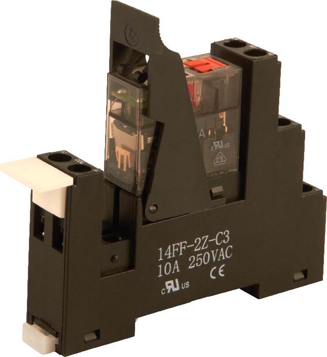 Hongfa Europe GMBH RMTFL Series Interface Relay, DIN Rail Mount, 230V ac Coil, SPDT, 1-Pole, 16A Load