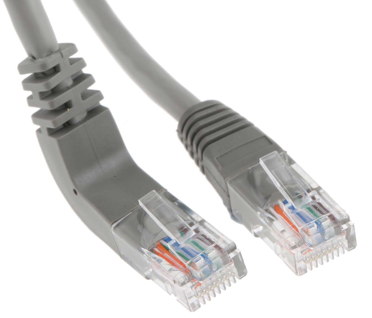 RS PRO, 1m Cat5e, Grey RJ45 to Male RJ45 Male, U/UTP Unshielded, Terminated PVC Sheath