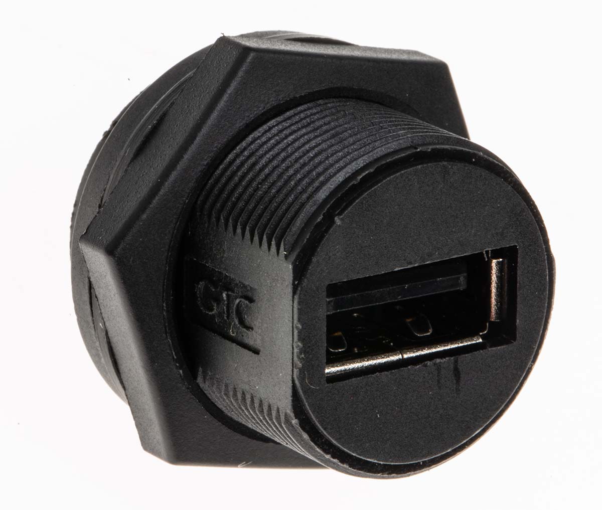 RS PRO Straight, Panel Mount, Socket- Single Port Type Mini IP67 USB Connector