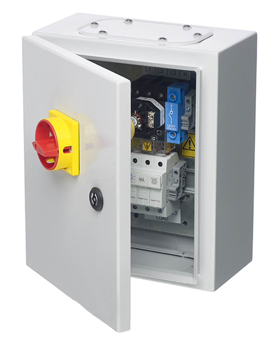 RS PRO 3P Pole Panel Mount Isolator Switch - 32A Maximum Current