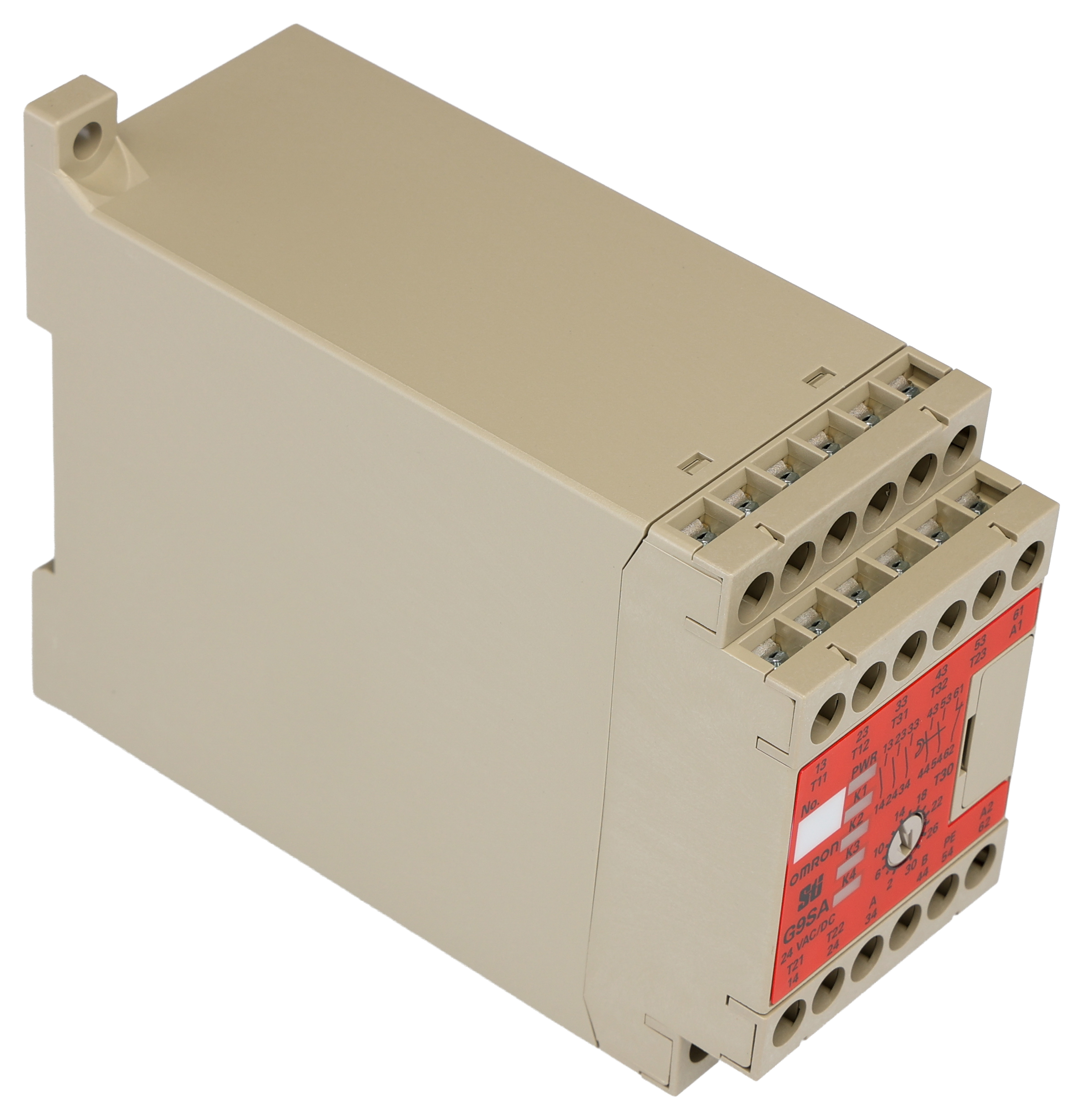 Omron G9SA 1 Auxiliary Contacts Safety Relay 24V ac/dc, Dual-Channel 3 Safety Contacts