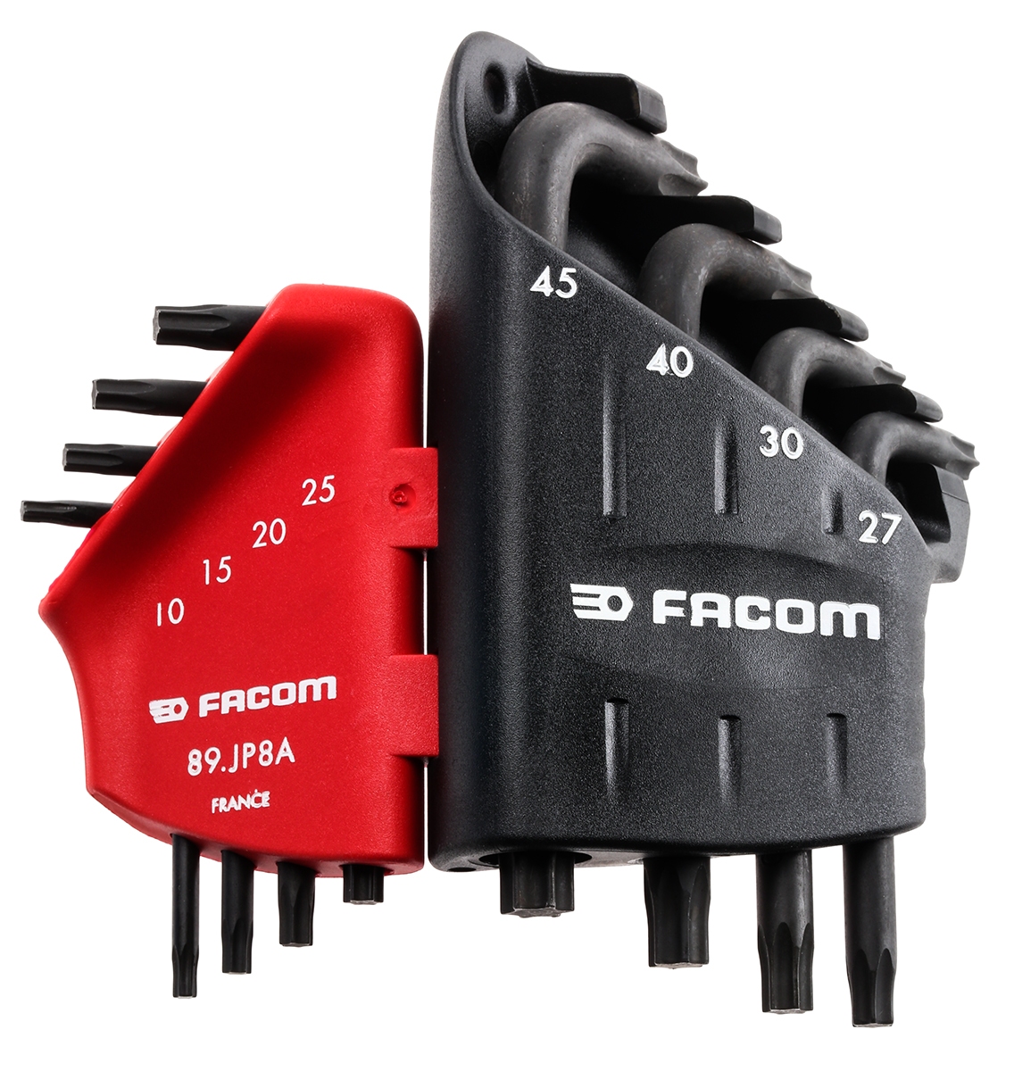Facom 8-Piece Torx Key Set, L Shape, Short Arm