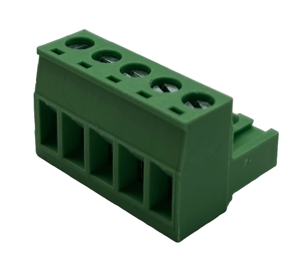 Conex-It, 5.08mm Pitch, HRFE, 5 Way, Right Angle, Pluggable Terminal Block, Plug, Cable Mount, Screw Termination,