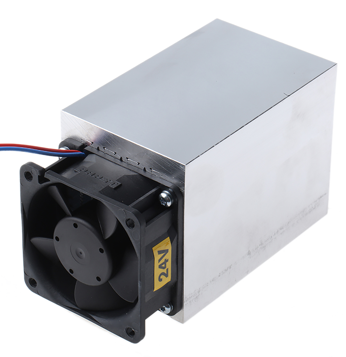 Fischer Elektronik Heatsink, Universal Rectangular Alu with fan, 0.2K/W, 100 x 62 x 74mm