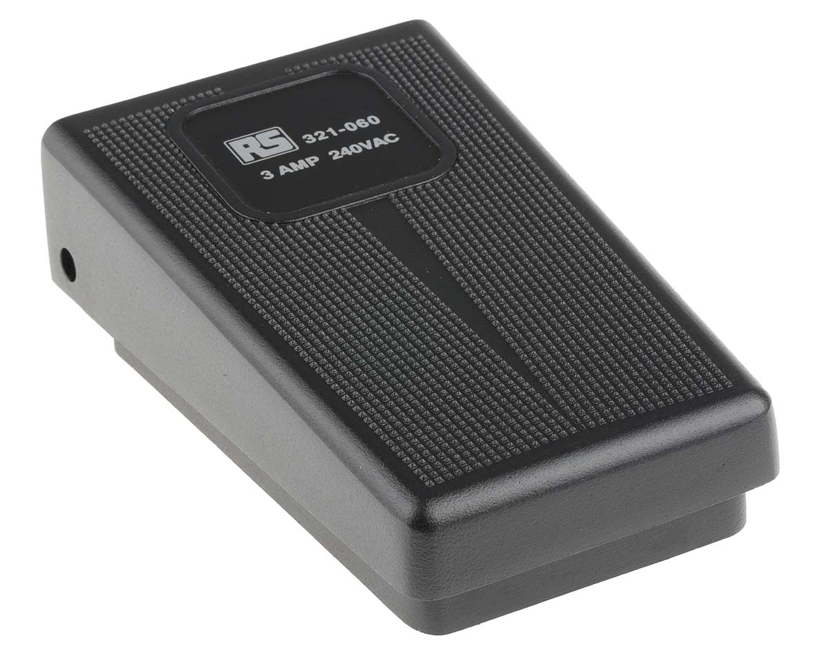 RS PRO General Industrial Momentary Foot Switch - Die Cast Aluminium Case Material, SP-CO, 3A Contact Current, 250V