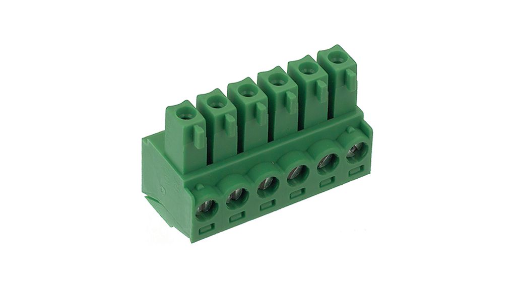 PTR HARTMANN, 3.81mm Pitch, AKZ1550, 5 Way, , Pluggable Terminal Block, Feed Through Header, Cable Mount, Screw