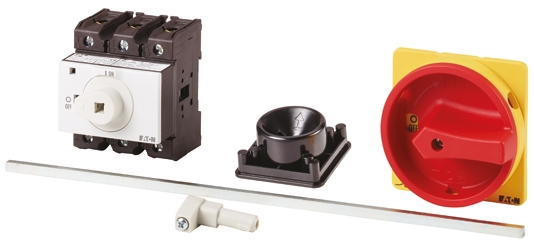 Eaton 3P Pole Panel Mount Isolator Switch - 100A Maximum Current, 45kW Power Rating, IP65