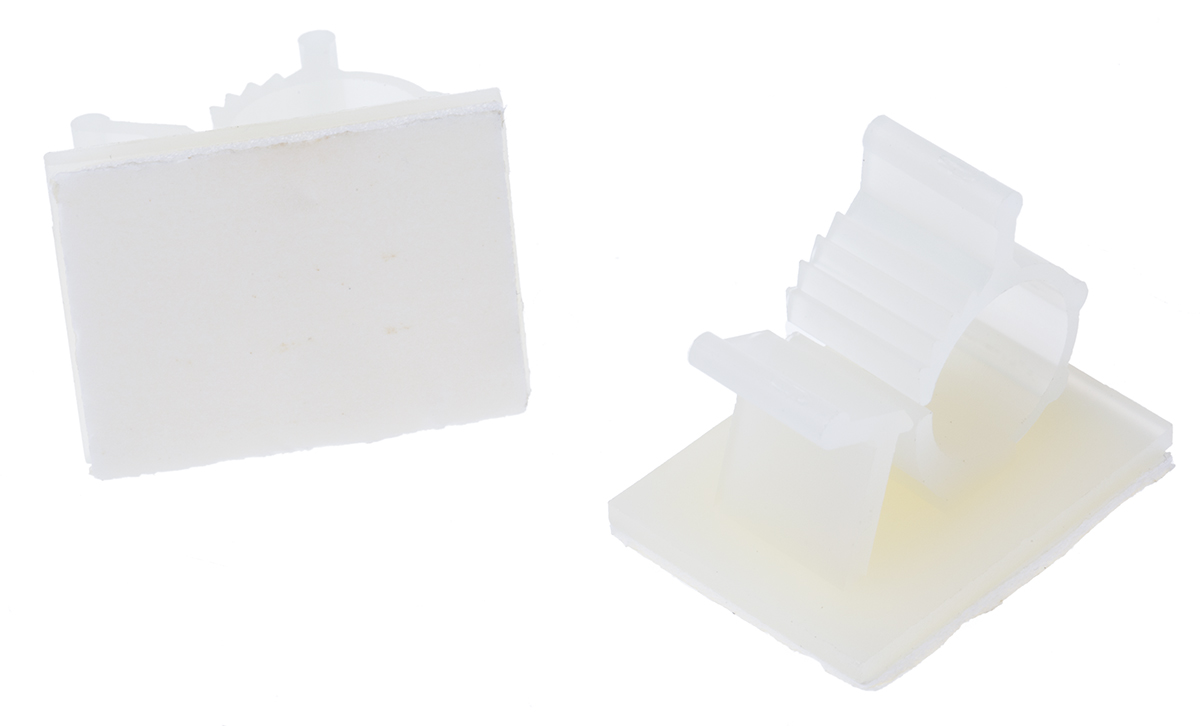 RS PRO Natural Nylon cable clamp, 10.3mm Max. Bundle
