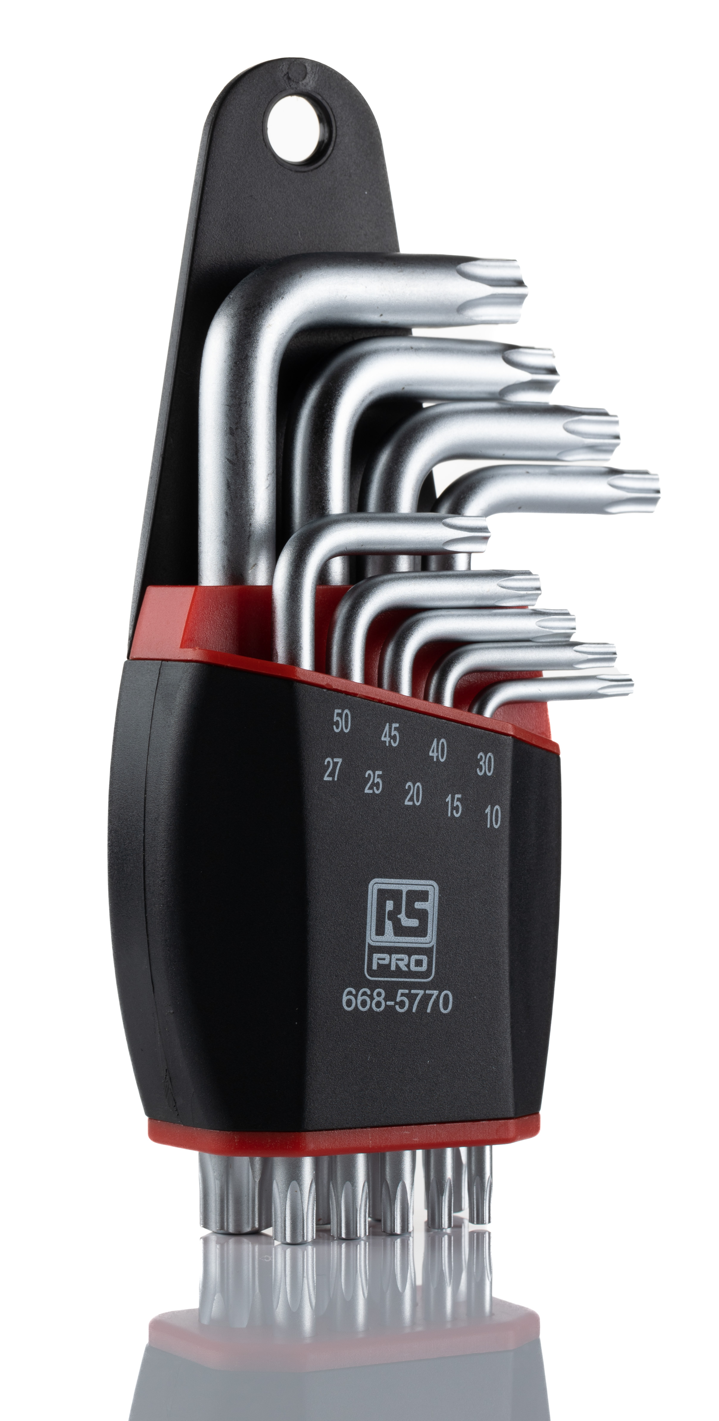 RS PRO 9-Piece Star Key Set, L Shape, Long Arm