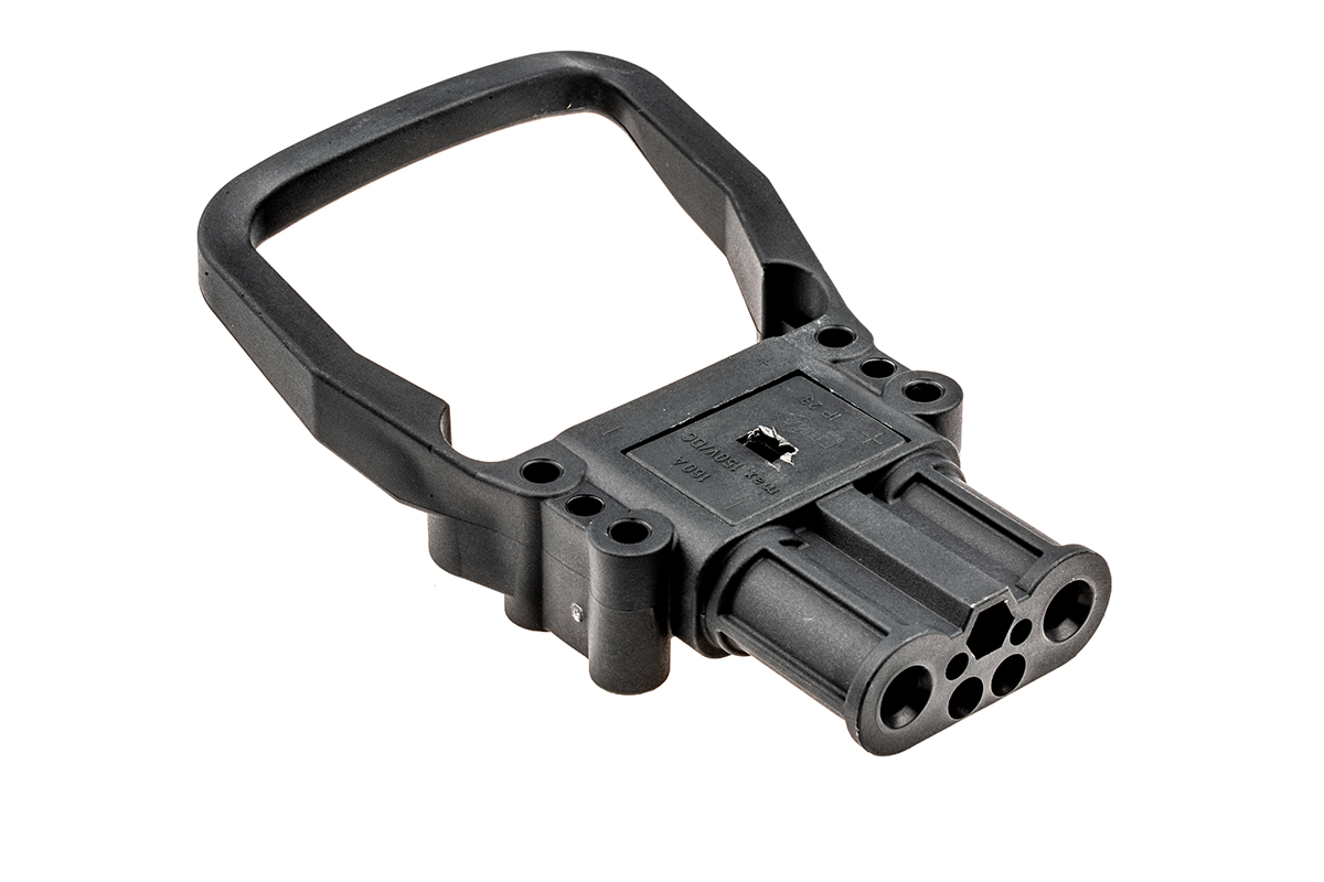 Rema Black Chassis Mount 2P Industrial Power Socket, Rated At 160A, 150 V