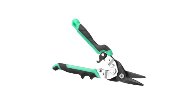 Stanley 250 mm Right Tin Snips for Aluminium, Copper, Leather, Mild Steel, Plastic, UPVC