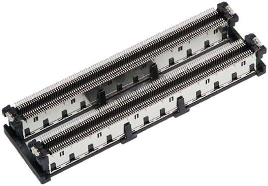 TE Connectivity Free Height Series Straight Surface PCB Header, 440 Contact(s), 0.5 mm Pitch, 2 Row, Shrouded