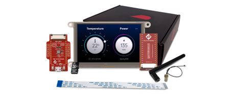 4D Systems SK-GEN4-ESP32-50, GEN4-ESP32-50 Starter Kit 4.3in TFT Starter Kit With ESP32 SoC for Display Development