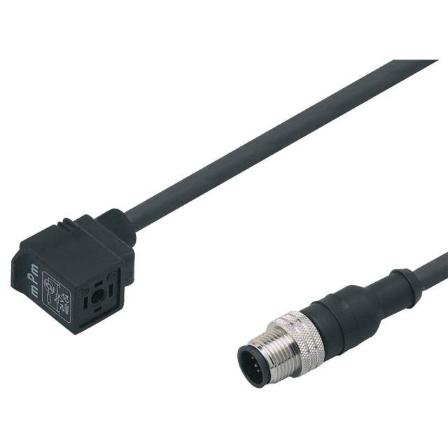 ifm electronic Male 1 way M12 to Female 1 way Valve Connector Actuator/Sensor Cable, 0.6 m