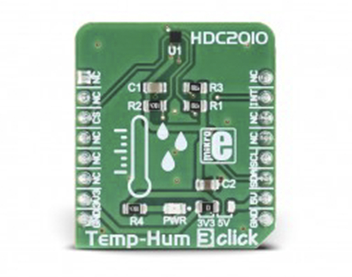 MikroElektronika Temp-Hum 3 Click MikroBus Click Board for HDC2010