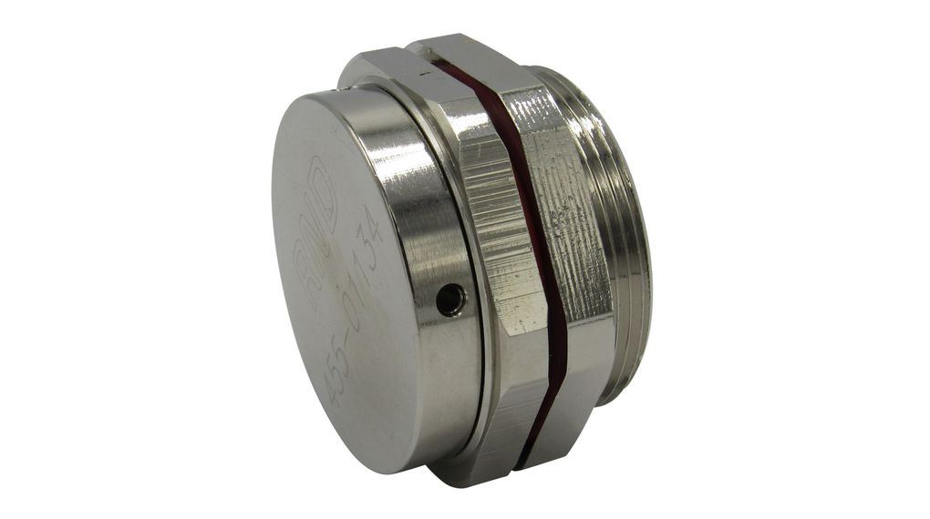 RND Pressure Compensating Plug, M40, 40mm Hole Diameter, Brass, 48mm Diameter, Threaded