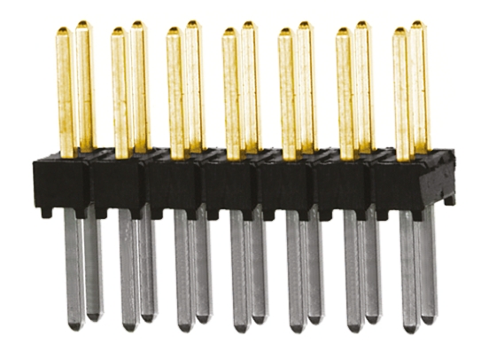 Samtec TSW Series Straight Through Hole Pin Header, 14 Contact(s), 2.54 mm Pitch, 2 Row, Unshrouded
