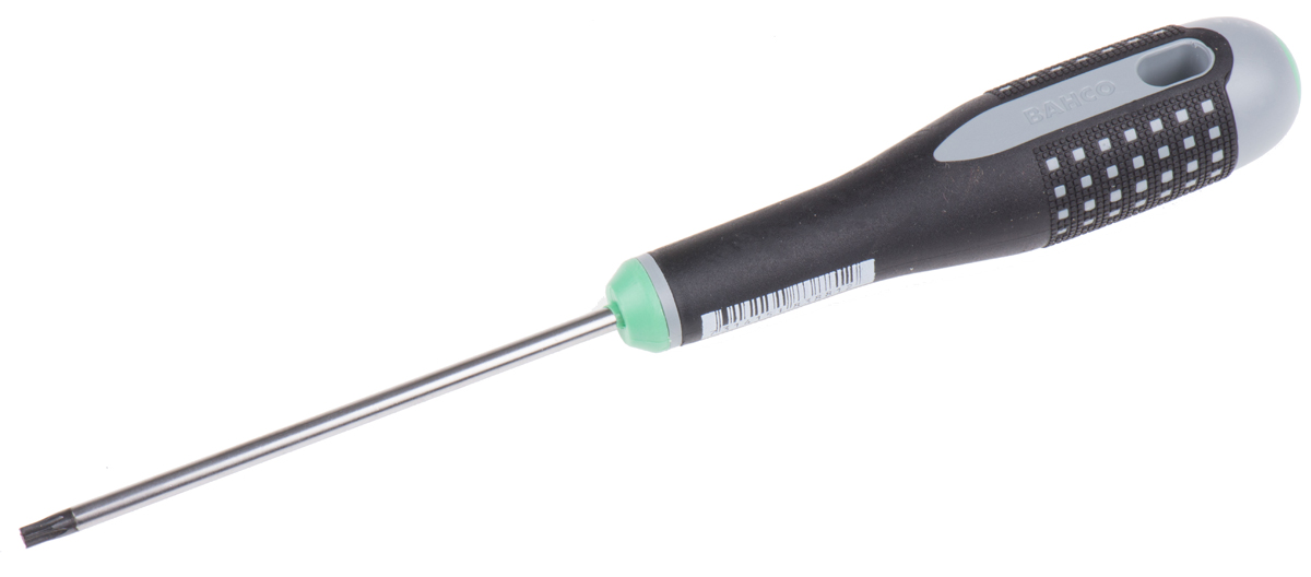 Bahco Tamperproof Torx  Screwdriver, T20 Tip, 100 mm Blade, 222 mm Overall
