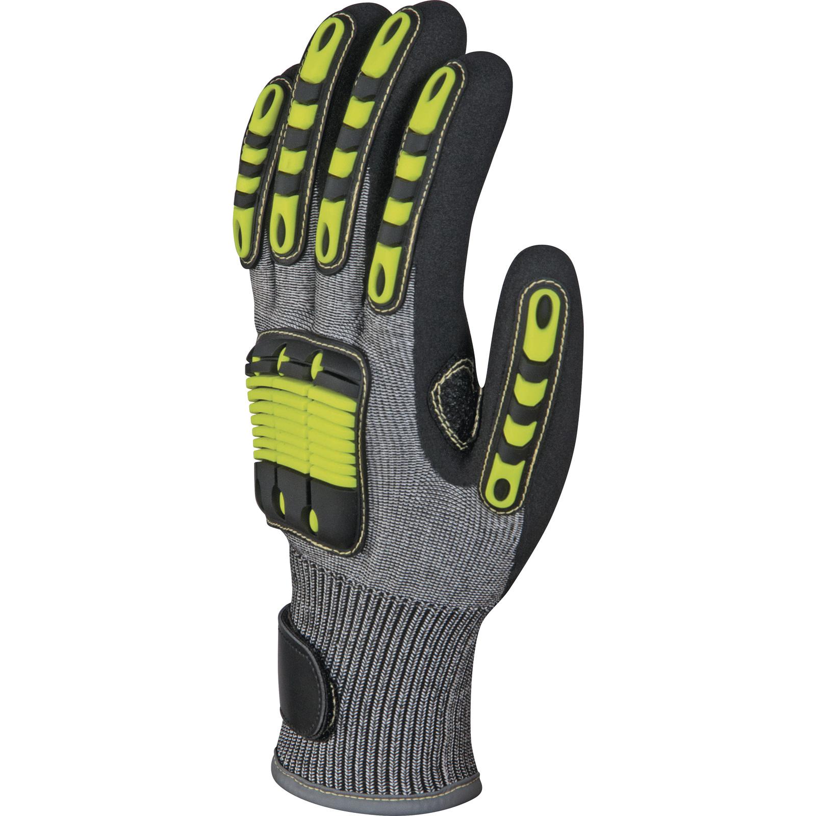 Delta Plus EOS Grey Nitrile Glove, Size 8, Nitrile Coating