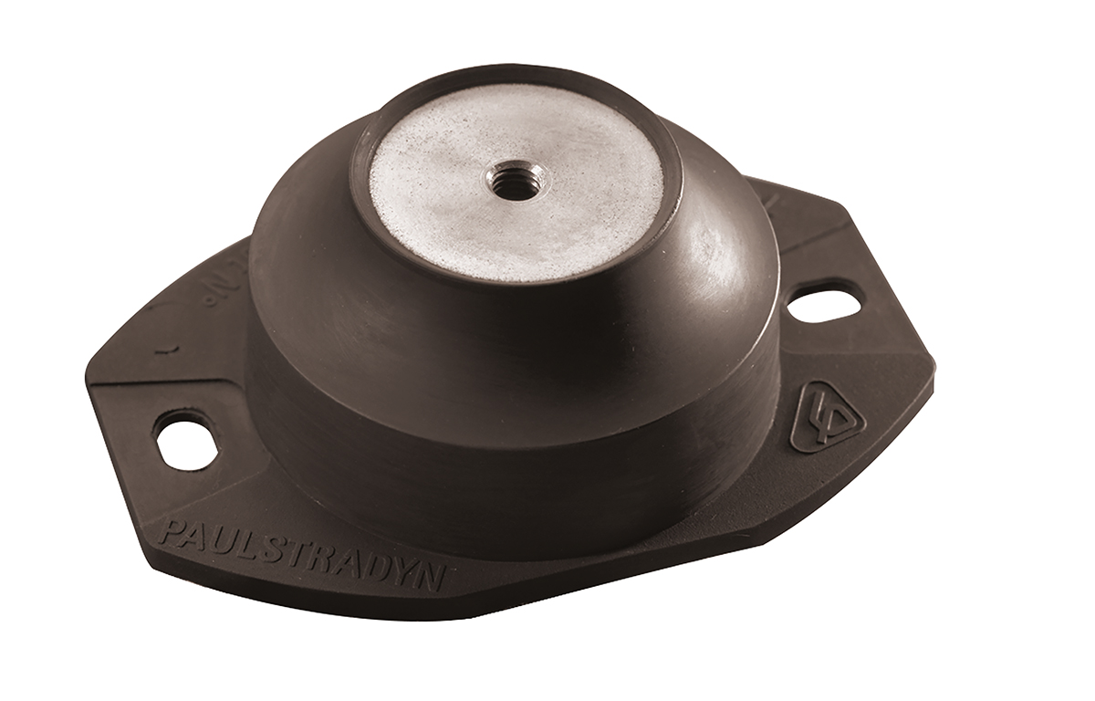 Paulstra Hutchinson Cylindrical M12 Anti Vibration Mount, Female Buffer Foot