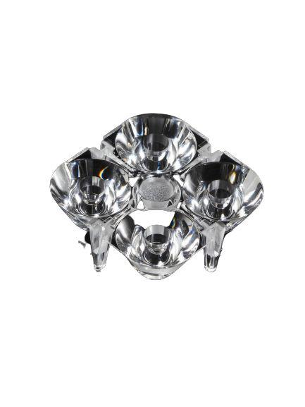 Ledil C17991_SPORT-2X2-S1, SPORT-2X2 Series 4-Way LED Lens, Spot Beam