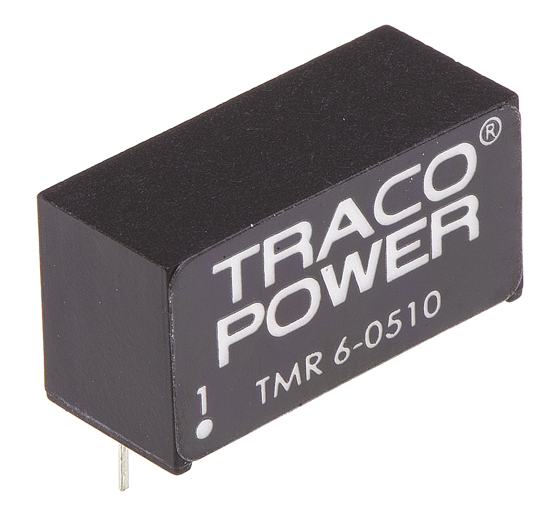 TRACOPOWER TMR 6 DC-DC Converter, 3.3V dc/ 1.3A Output, 4.5 → 9 V dc Input, 6W, Through Hole, +70°C Max Temp