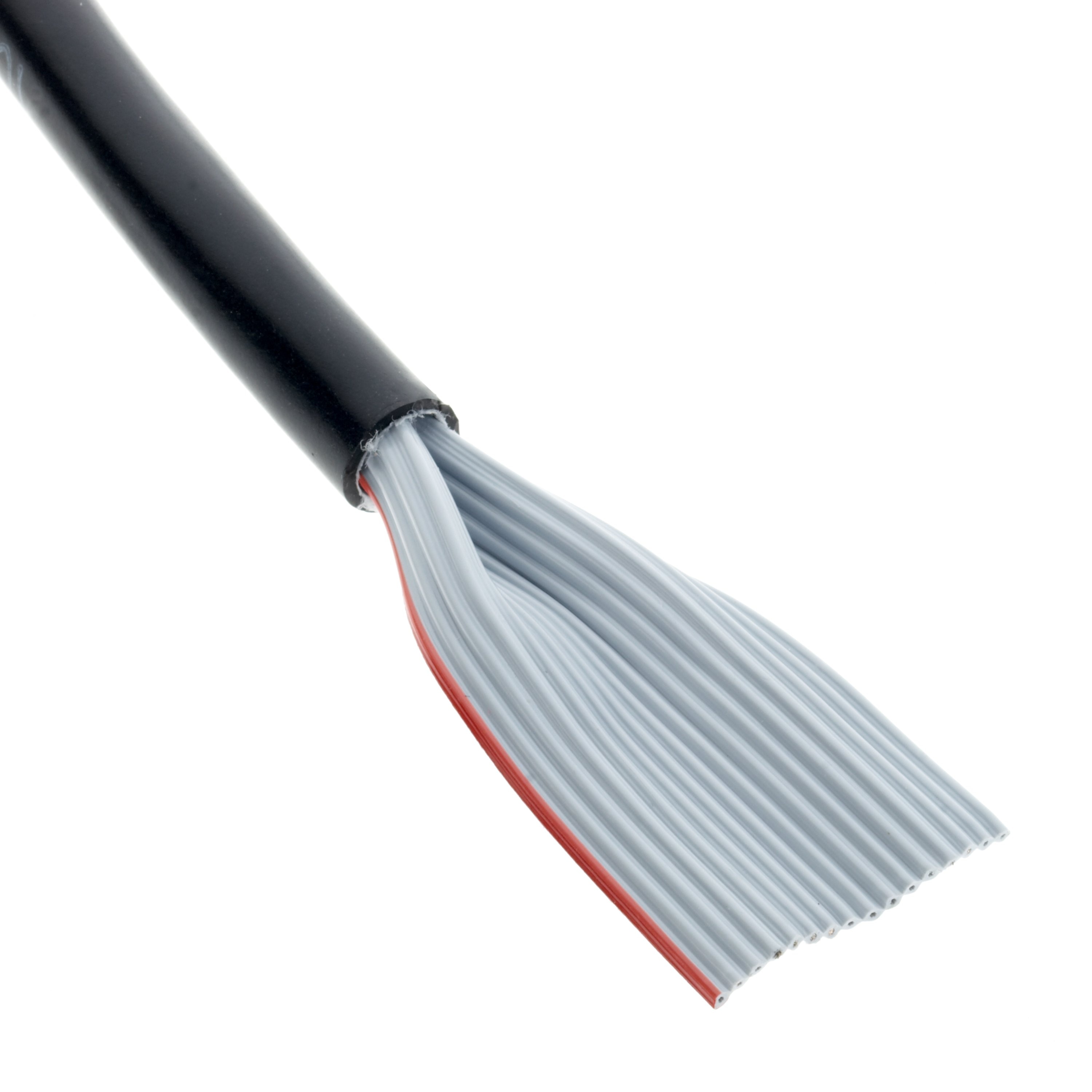 3M 3759 Series Flat Ribbon Cable, 50-Way, 0.64mm Pitch, 100ft Length