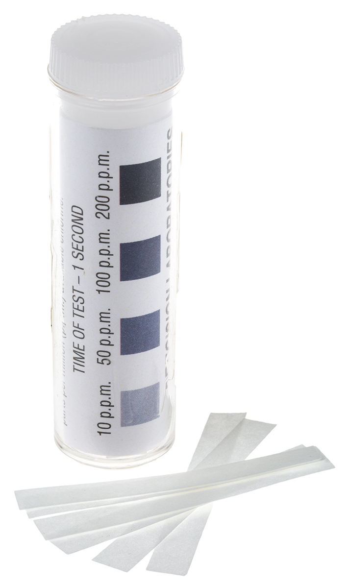 Instruments Direct Single Parameter(s) Chlorine Test Strips, max. measurement 200ppm - 100 strips