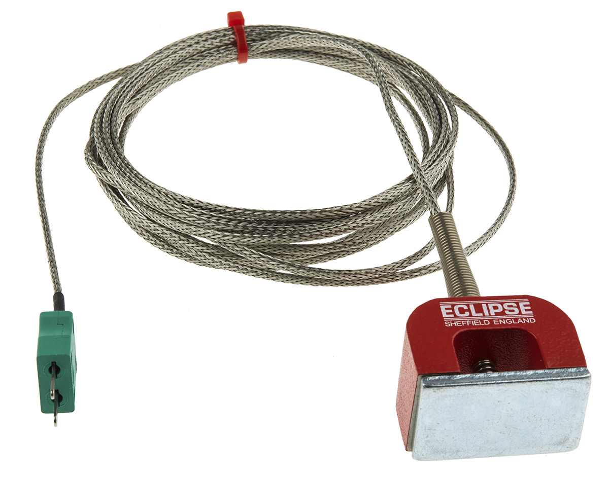 RS PRO Type K Horseshoe Magnet Thermocouple 3m Length, → +250°C