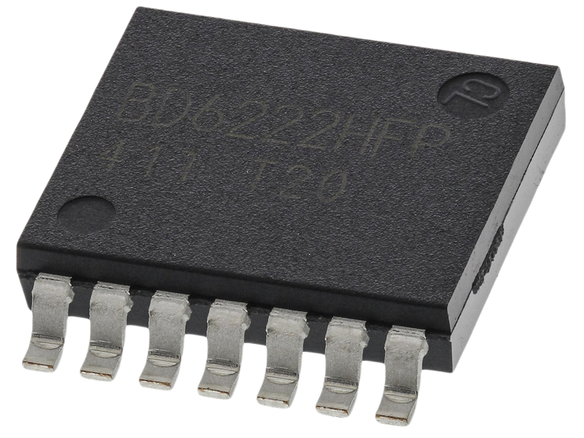 ROHM BD6222HFP-TR, Brushed DC Motor Motor Driver IC, 18 V 2 A 7-Pin, HRP