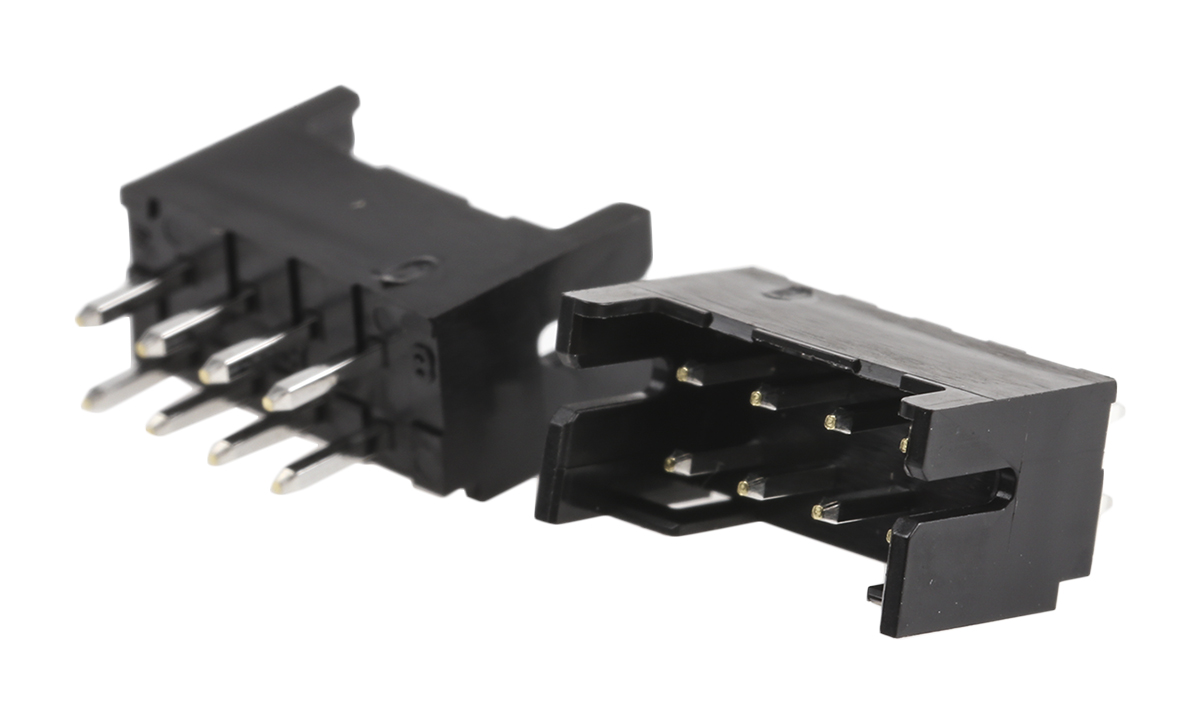 Hirose DF11 Series Straight Through Hole PCB Header, 8 Contact(s), 2 mm Pitch, 2 Row, Shrouded