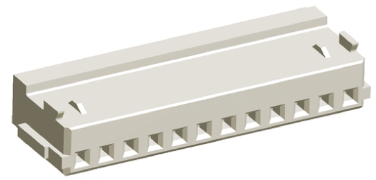 TE Connectivity, AMP Mini CT Female Connector Housing, 1.5mm Pitch, 12 Way, 1 Row